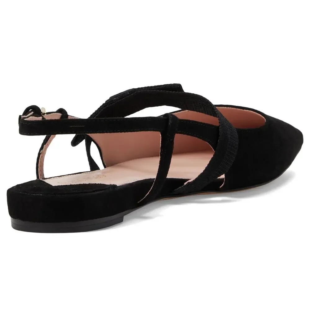 KATE SPADE NEW YORK MARITZA FLAT BLACK 8 M